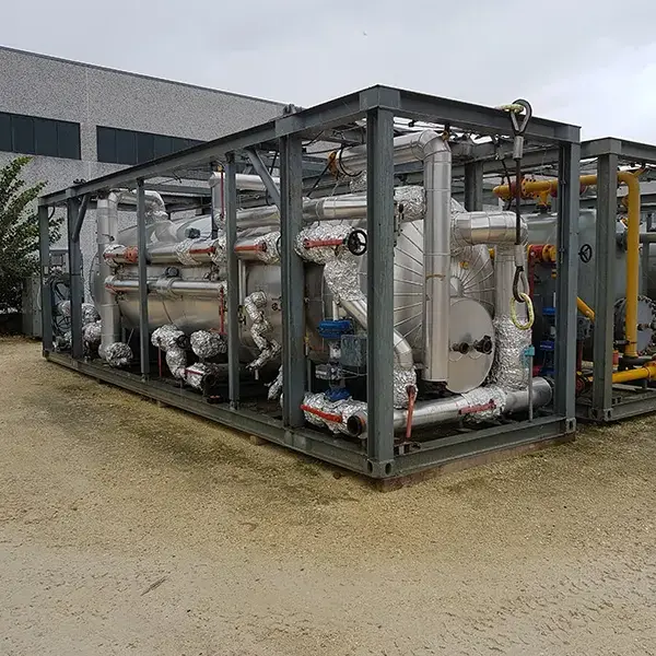 Skid-mounted test separator package